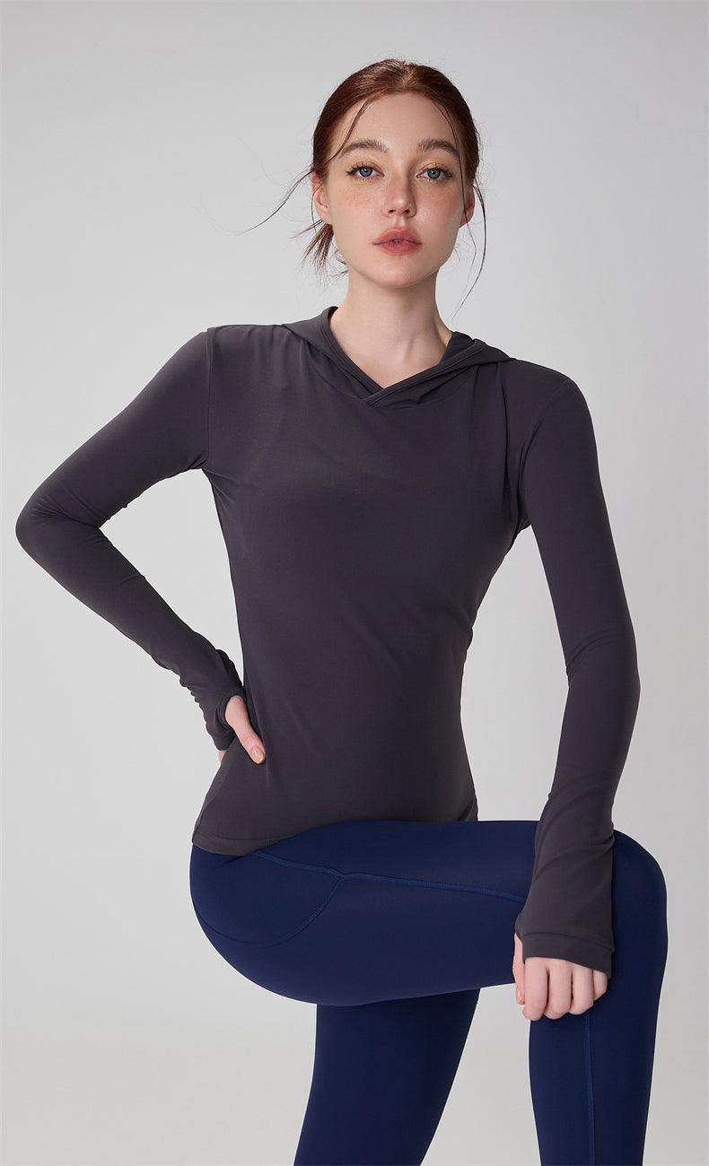 Women‘s Slim-Fit Quick-Dry Running & Workout Hoodie