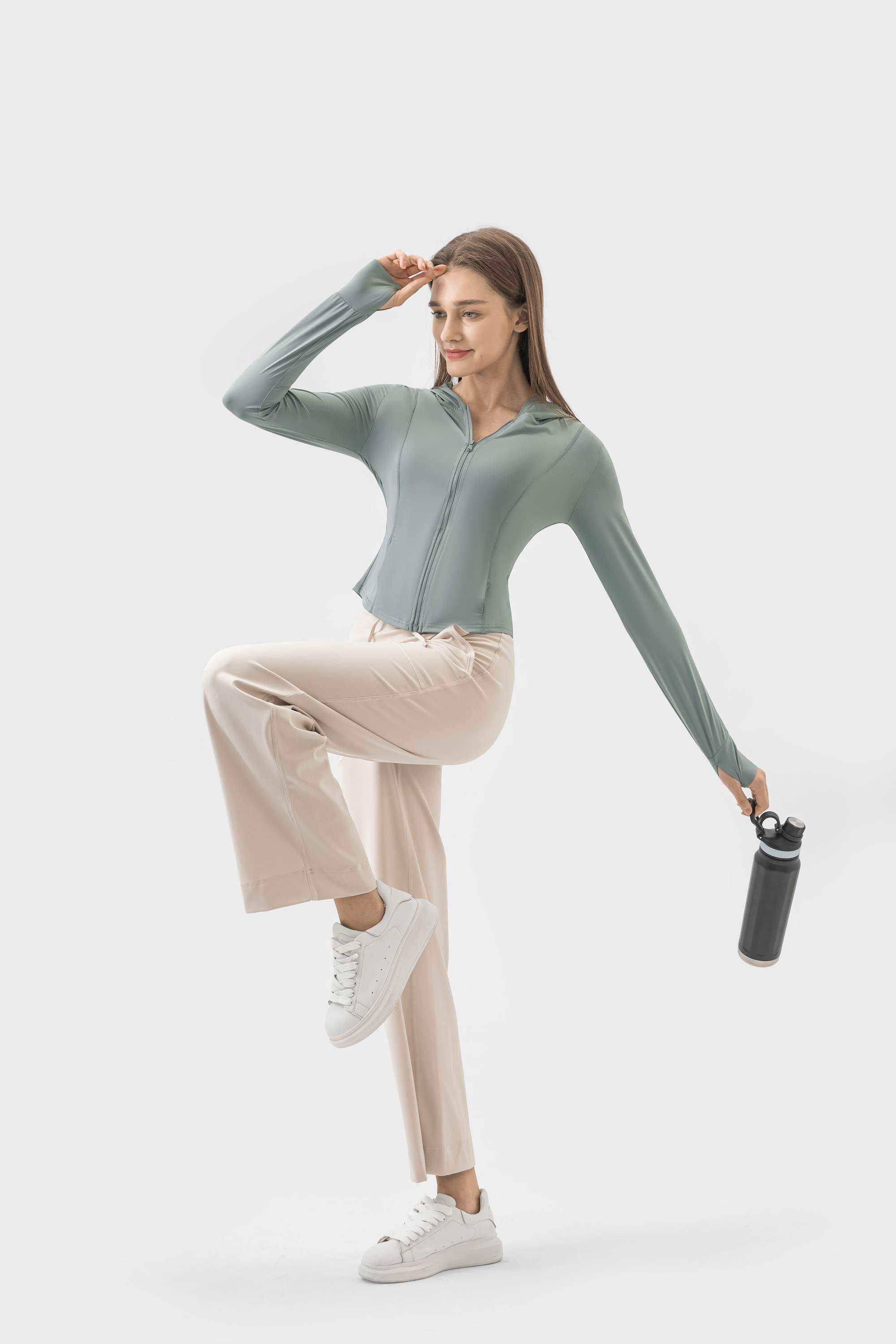 Slim-Fit Hooded Sun Protection Clothing