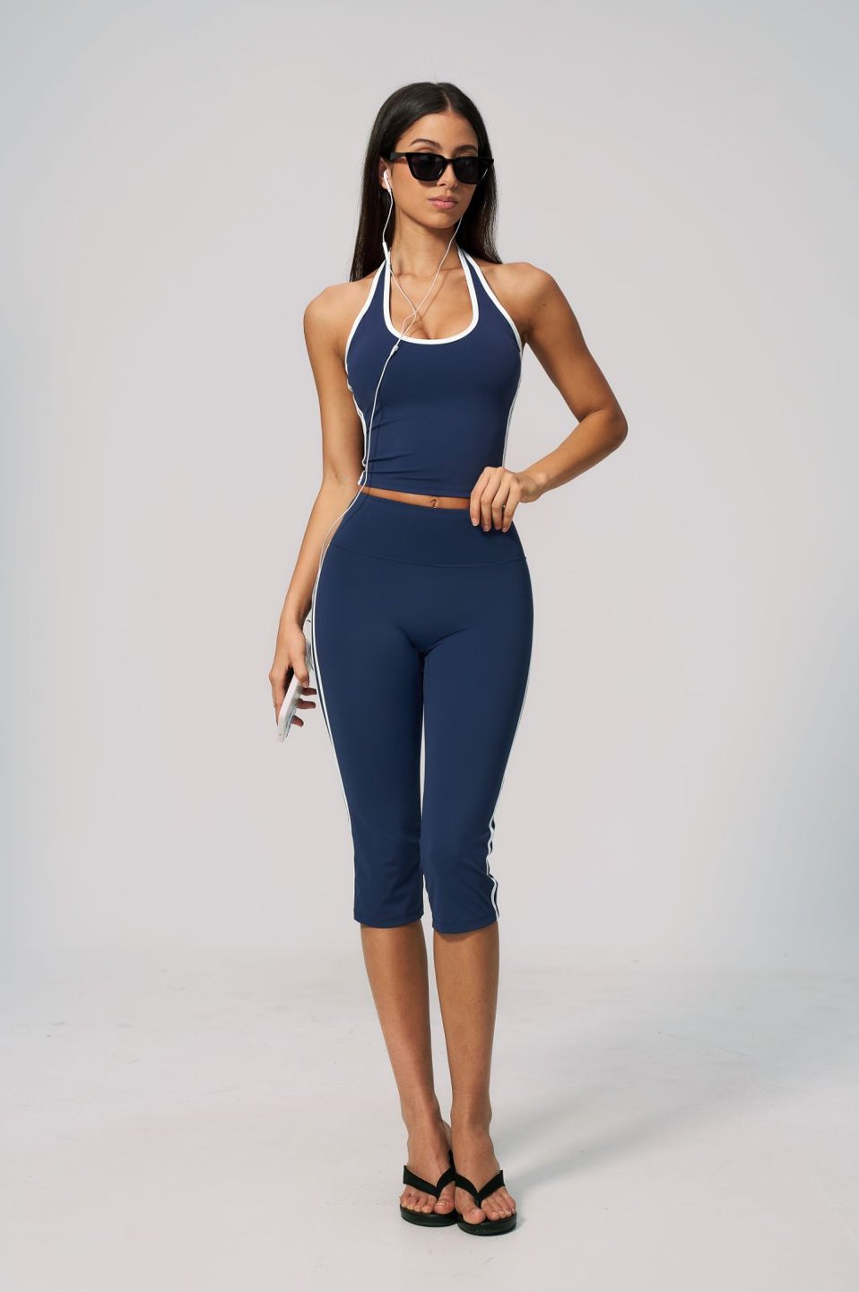 Halter Neck Capri Pants