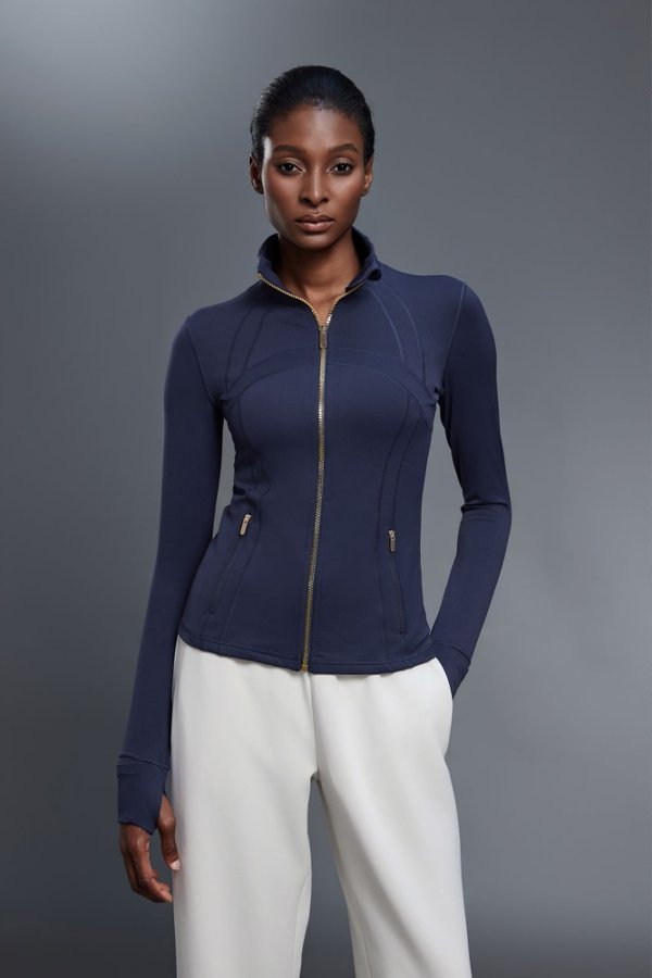 Woman Longsleeve Zipper Jacket