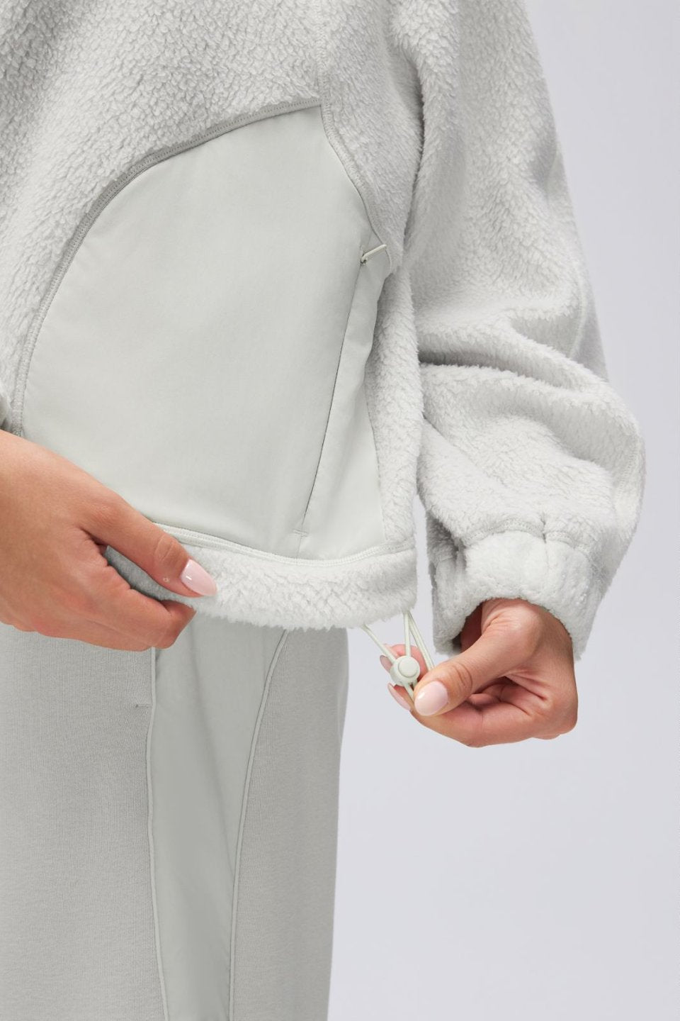 Women's Fleece-Lined Stand-Collar Thermal Jacket