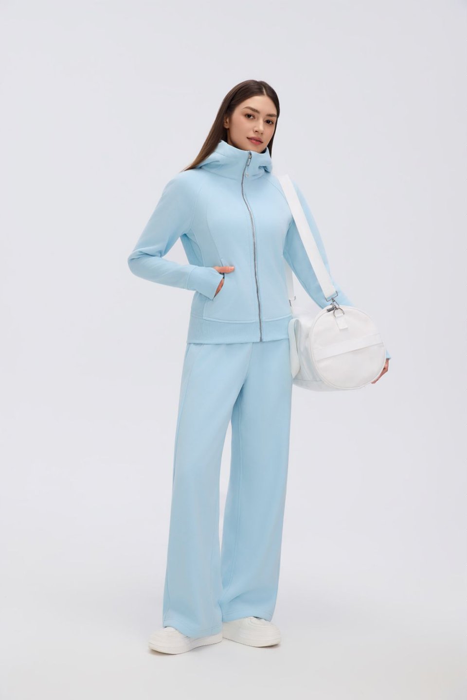Women's Fleece-Lined Windproof Winter Sports Jacket