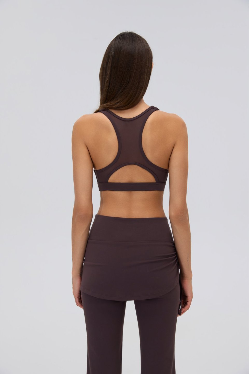 Women's Sports Bra and Flare Leggings Set