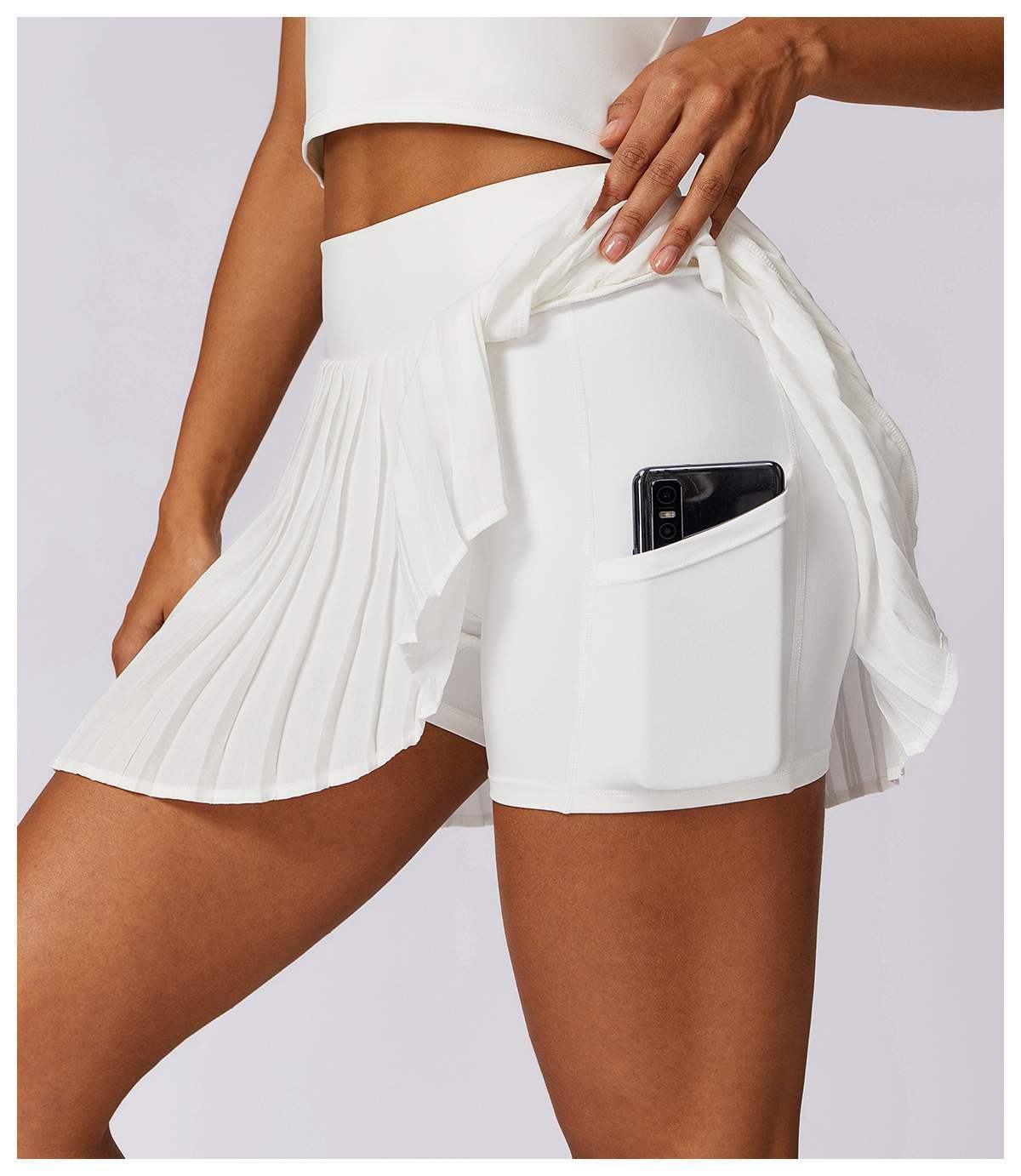 Quick-dry tennis skirt