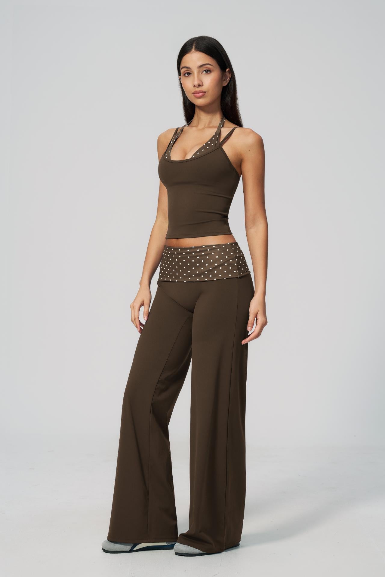 Women Sport Spaghetti Pants Set