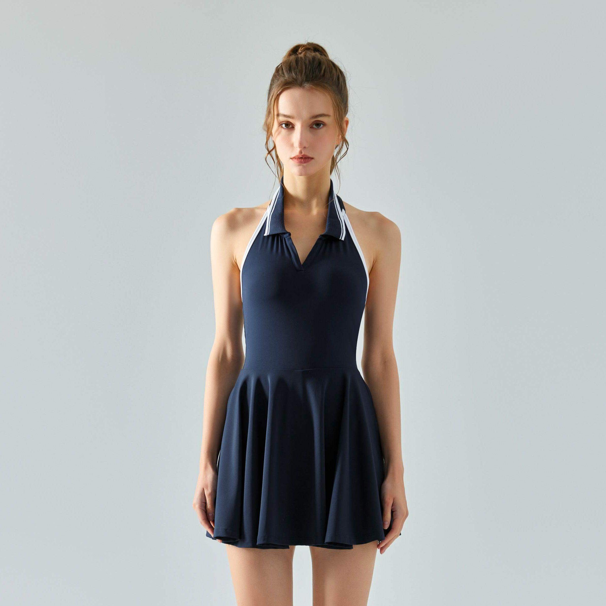 Halter neck Lightweight and Breathable Tennis Skirt
