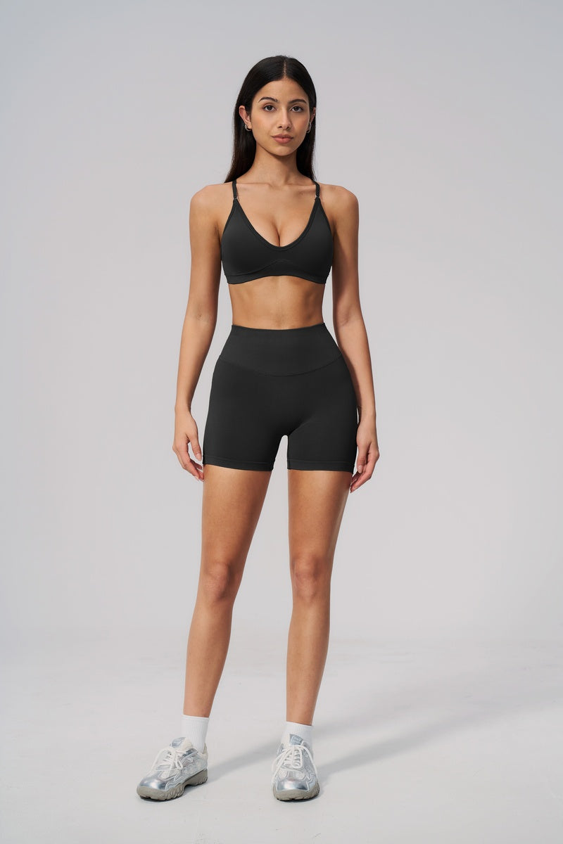 Women Sport Halterneck Shorts Set