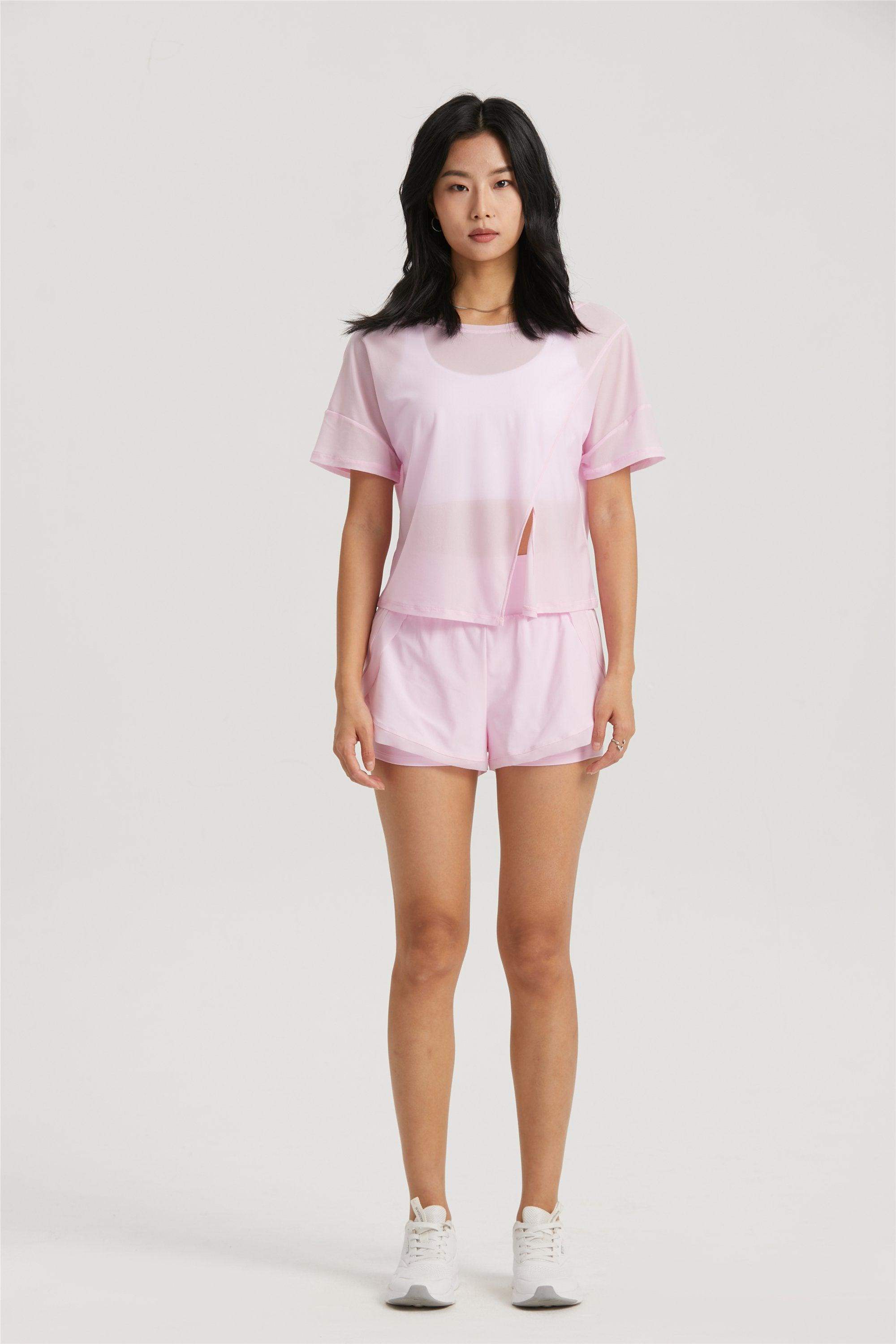 女性用フィットネス&スポーツショーツ