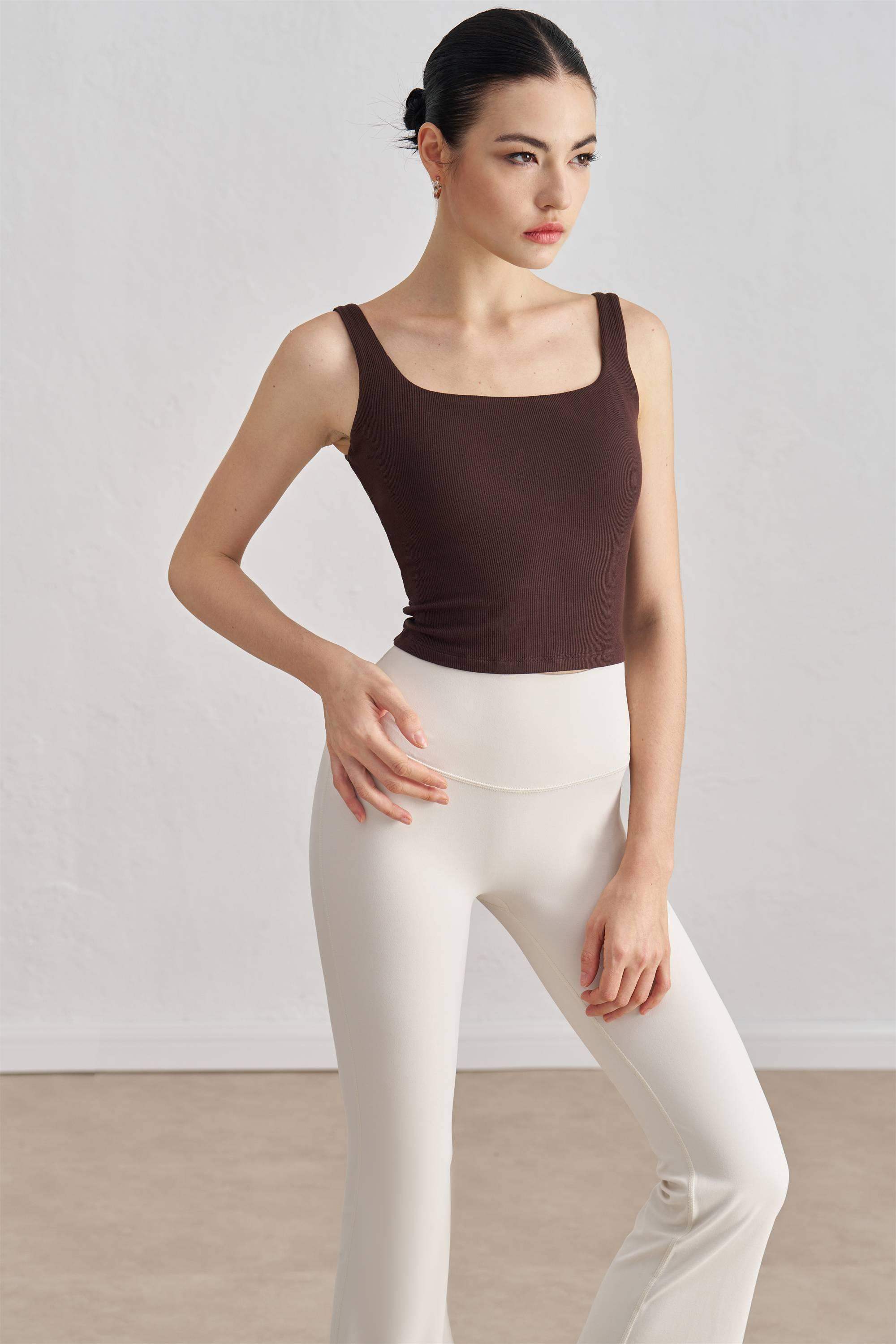 Modal Wide-Strap Yoga Tank Top