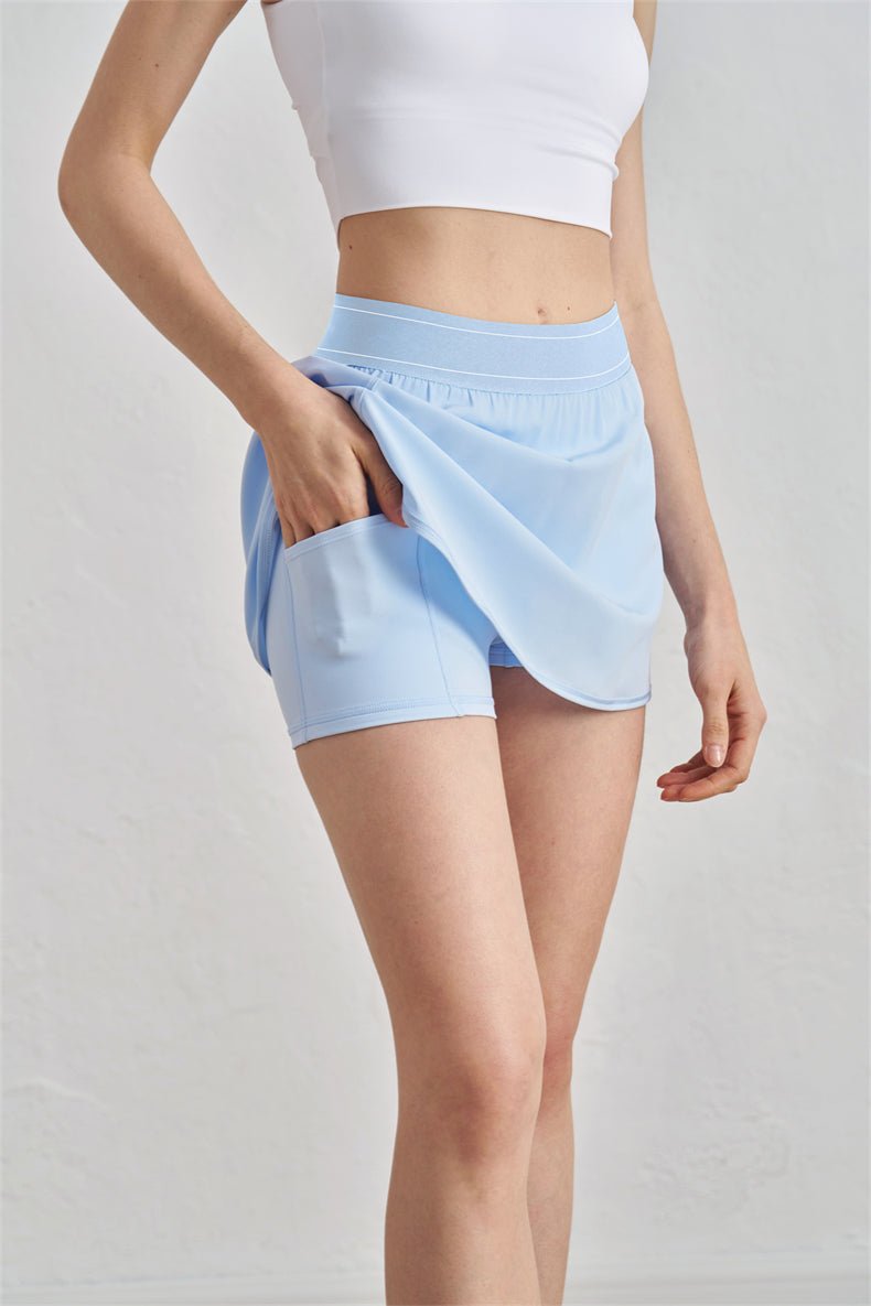 メッシュプリーツテニススカート