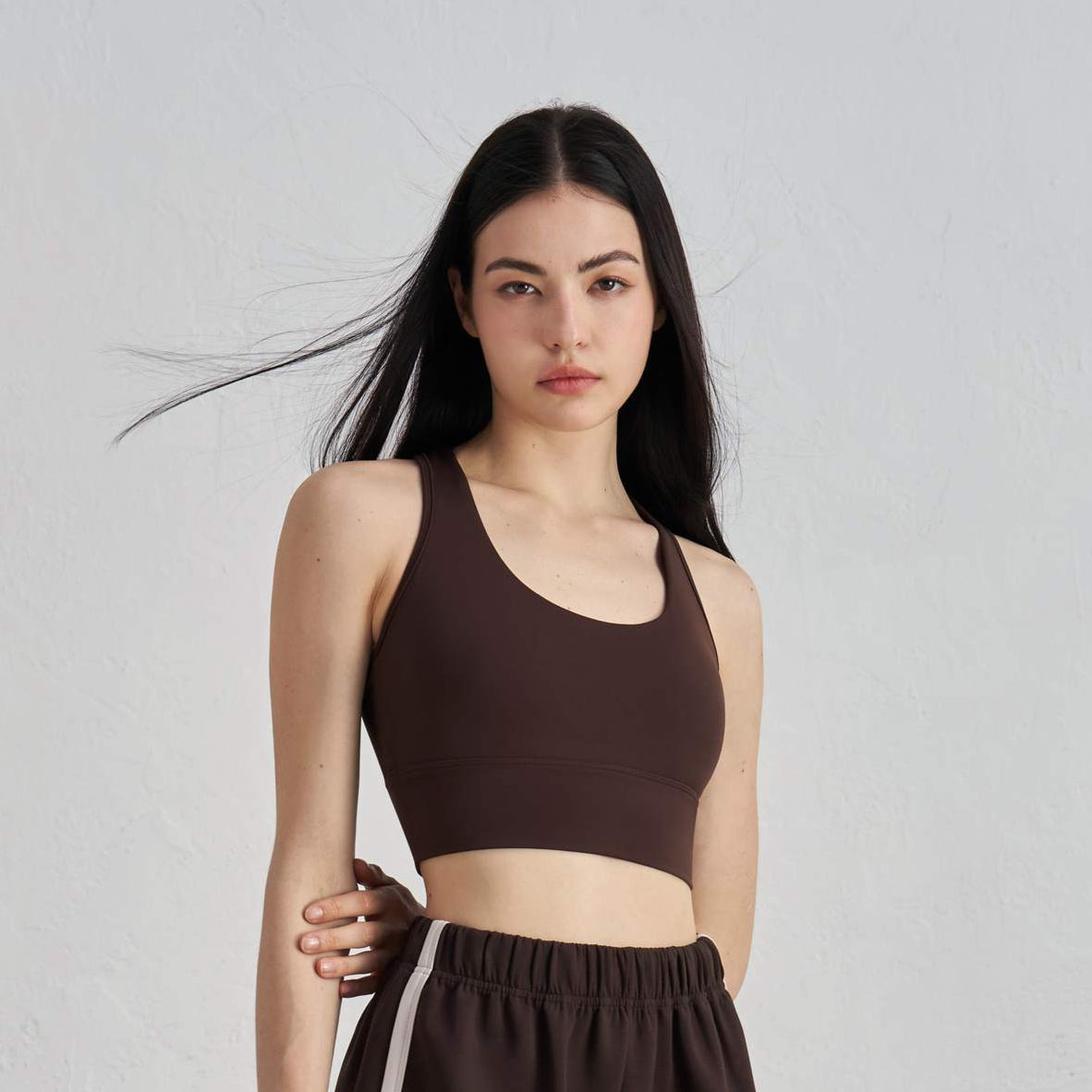 Women's Yoga Tank Top with Built-In Bra