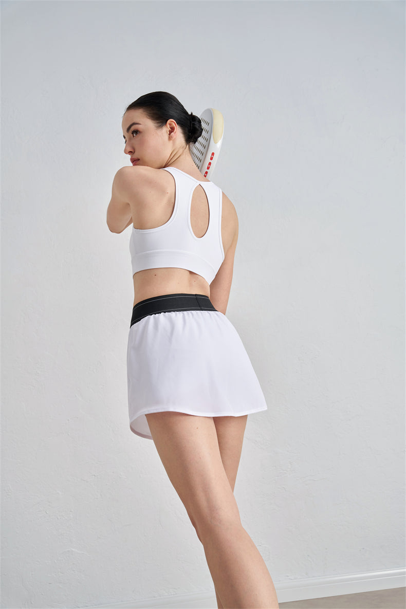 メッシュプリーツテニススカート