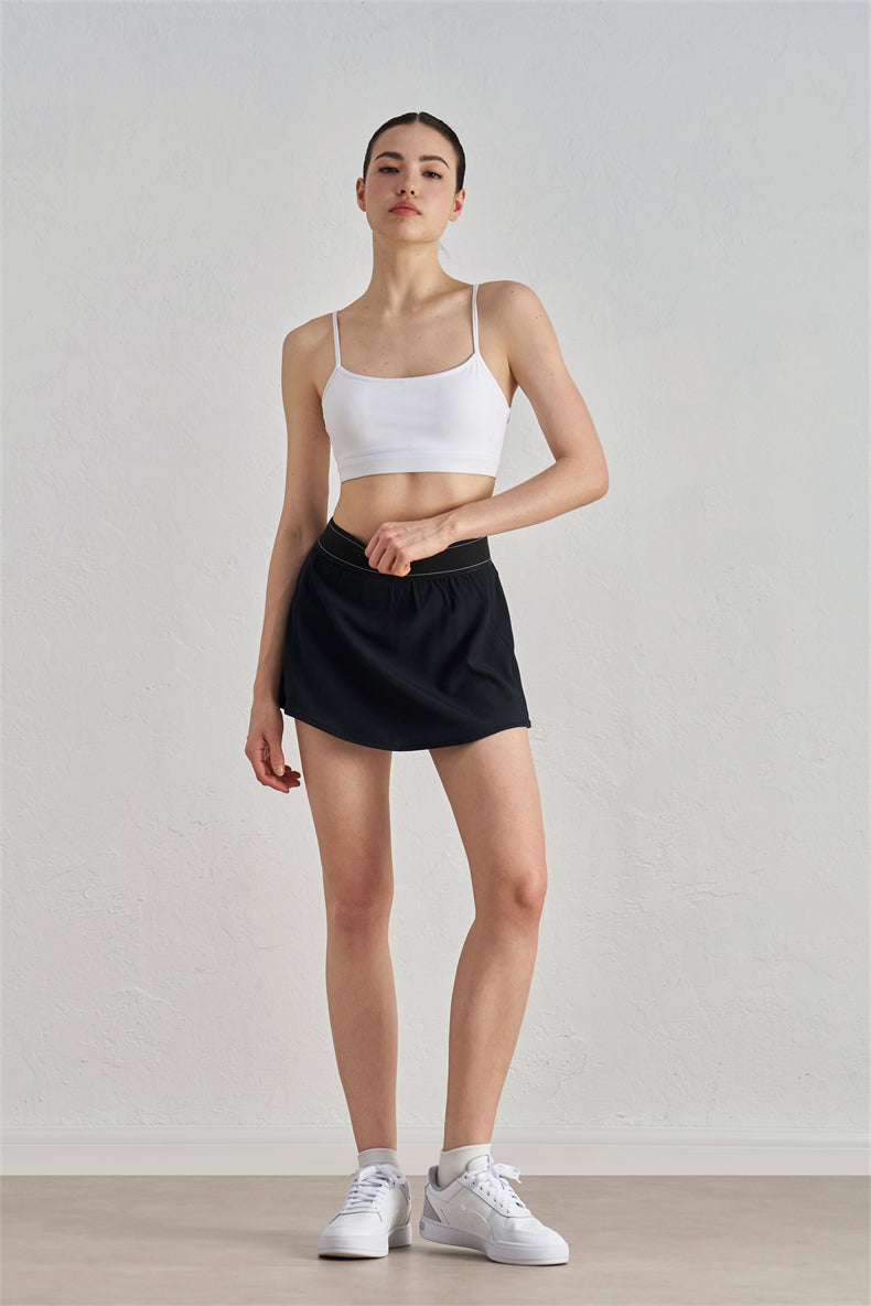 メッシュプリーツテニススカート