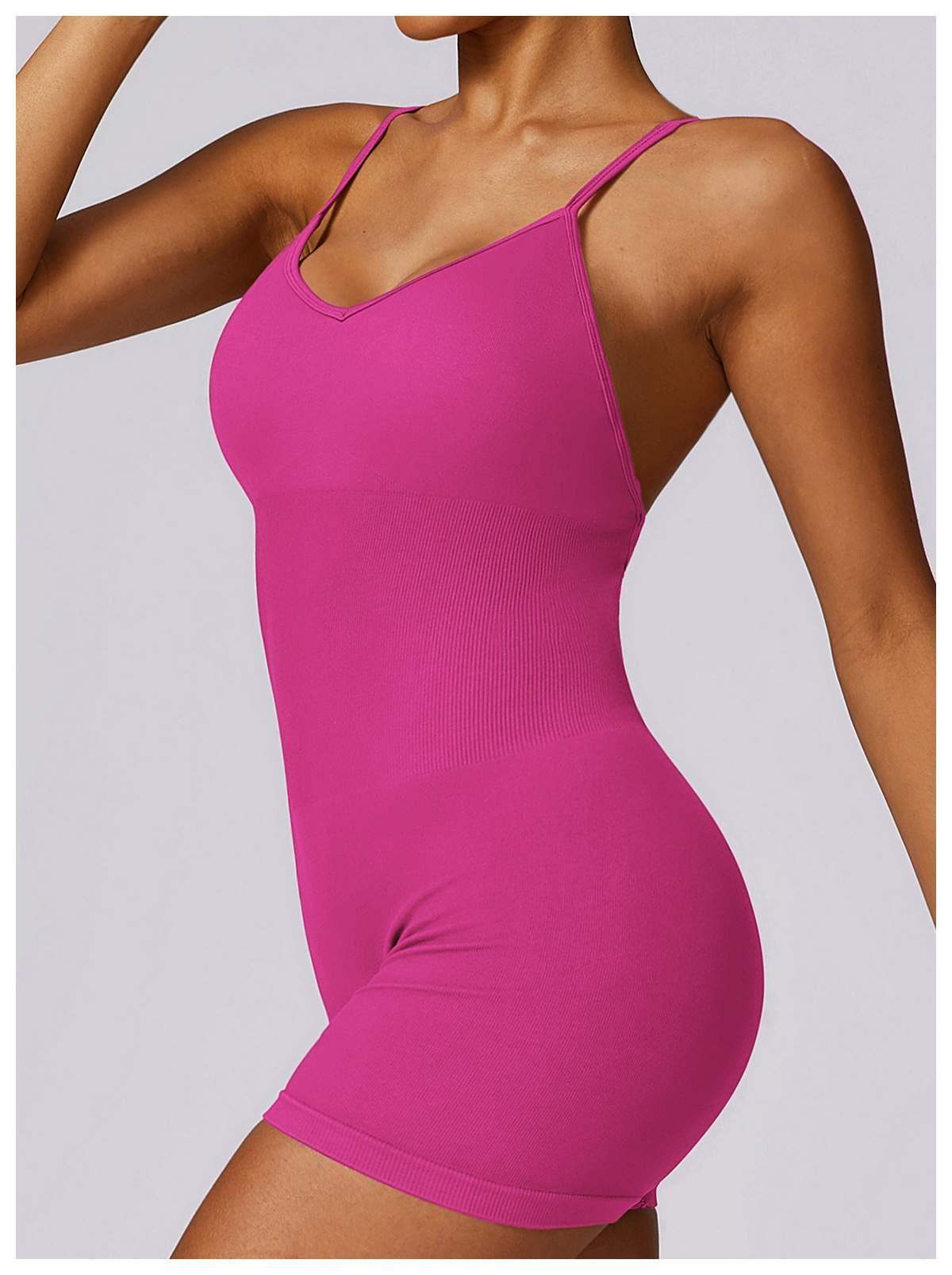 Seamless Back-Beauty Yoga Bodysuit