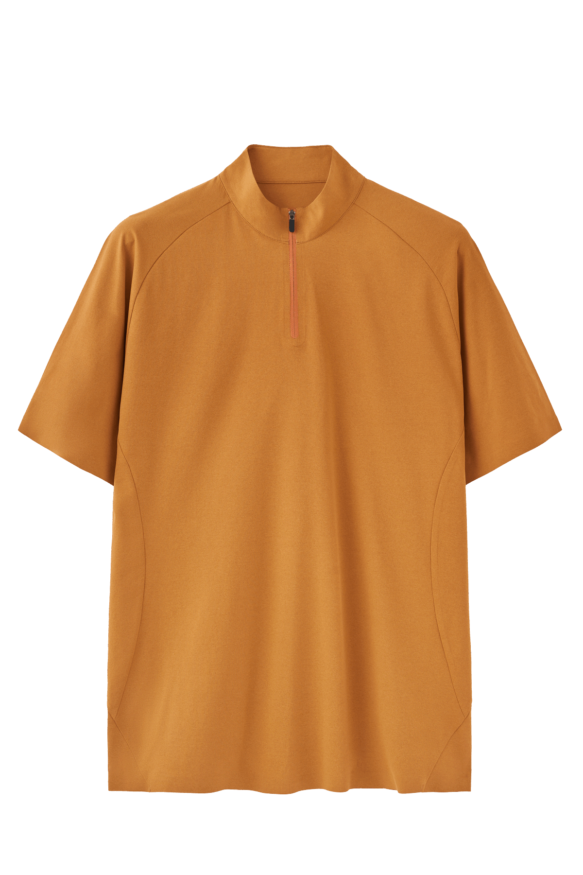 UPF 50+ Ultrasonic Bonded Zip-Up Sports Tee