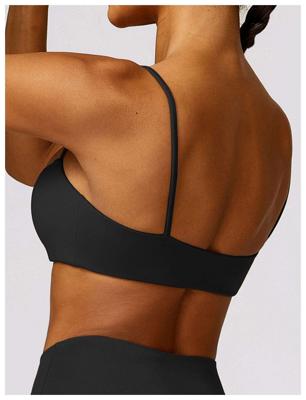 Strip Quick-Drying Sports Bra