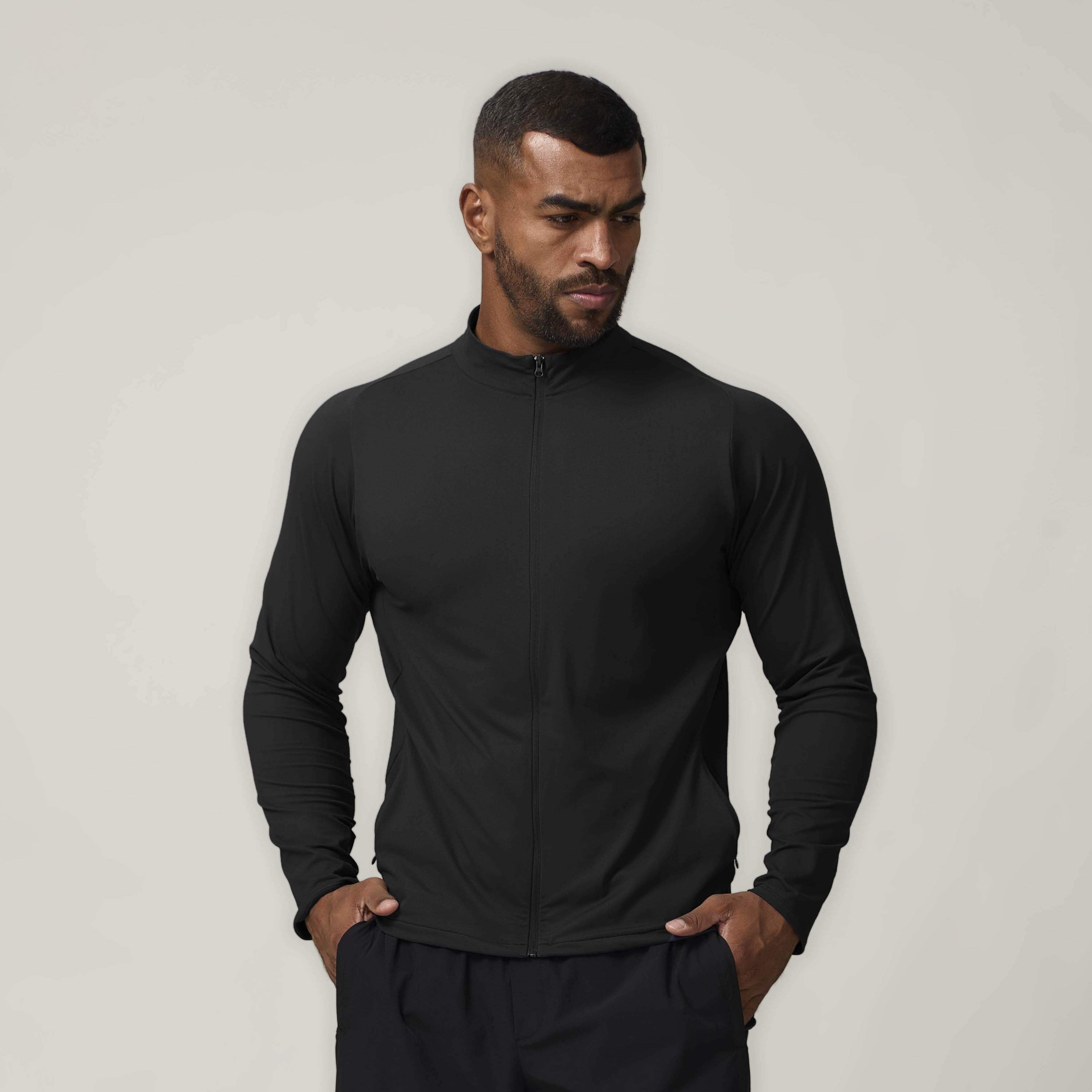 Men's Stand-Collar Sports & Fitness Jacket