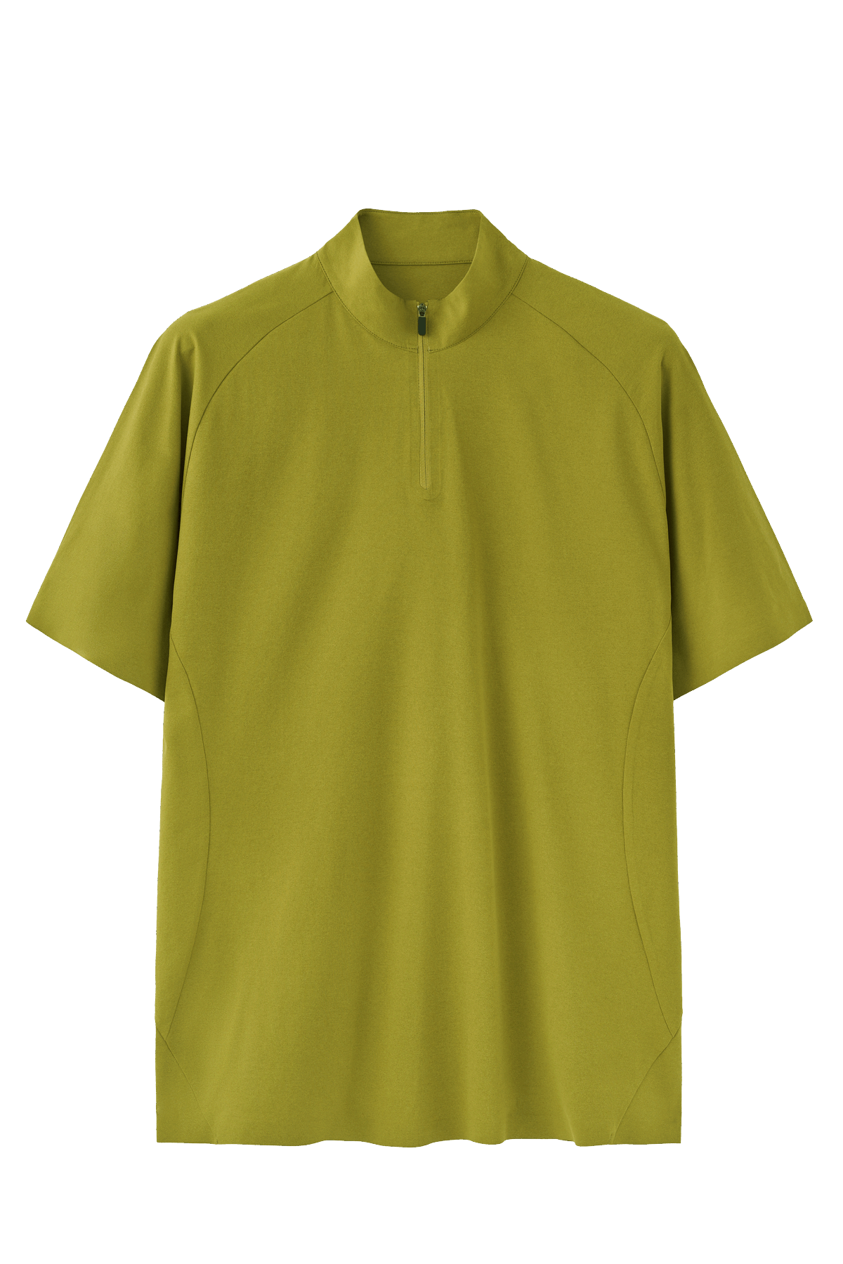 UPF 50+ Ultrasonic Bonded Zip-Up Sports Tee