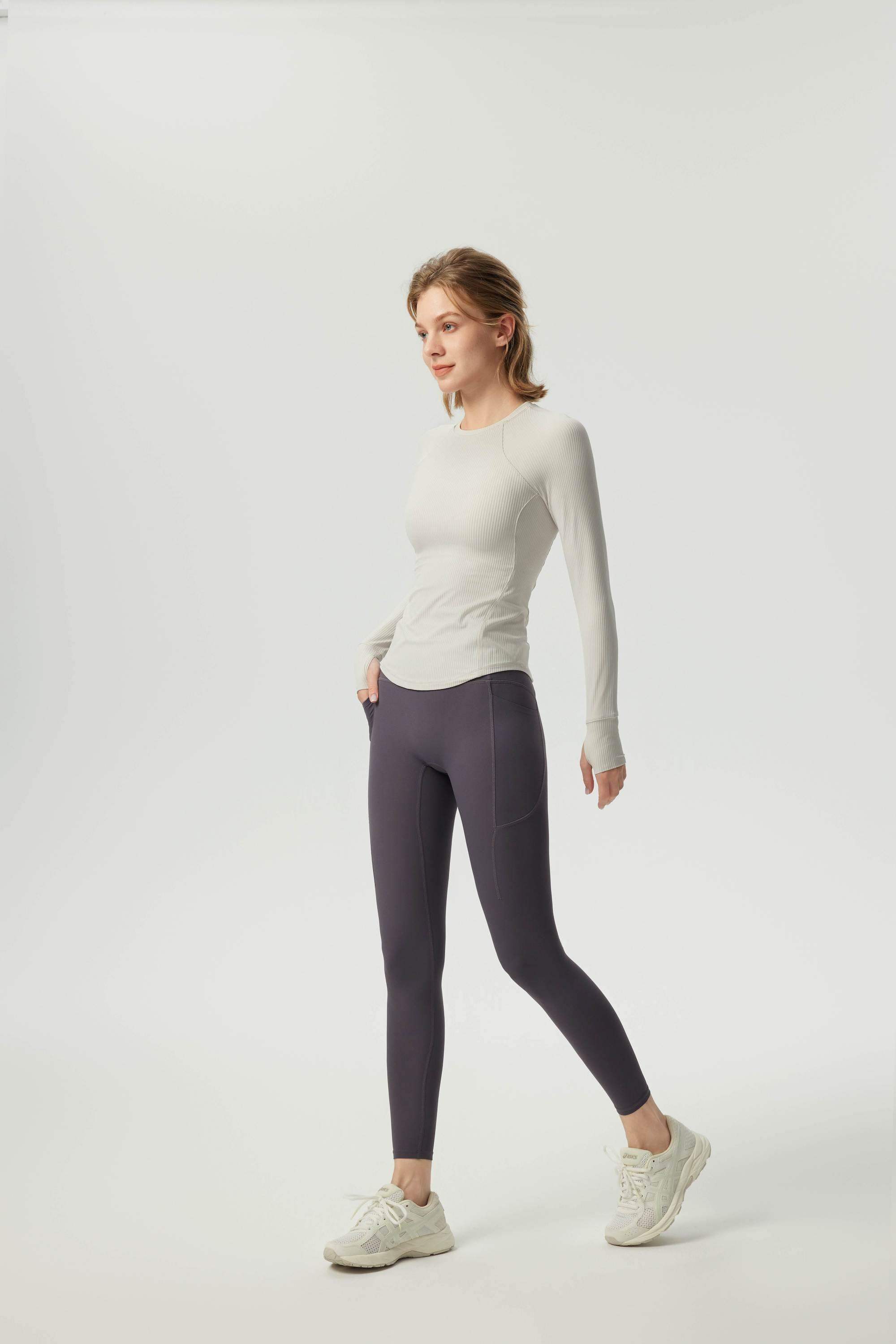 Slim-Fit Long Sleeve Running Top
