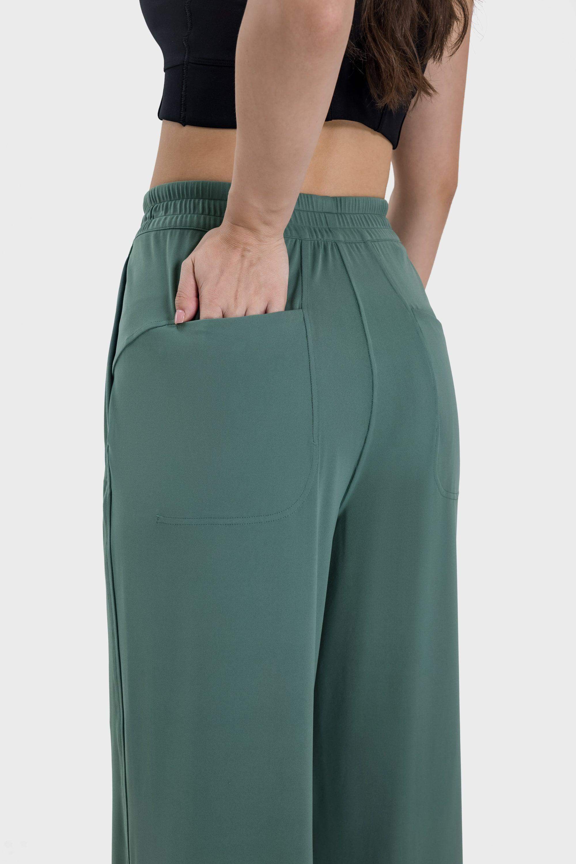 Drapey Straight-Leg Pants
