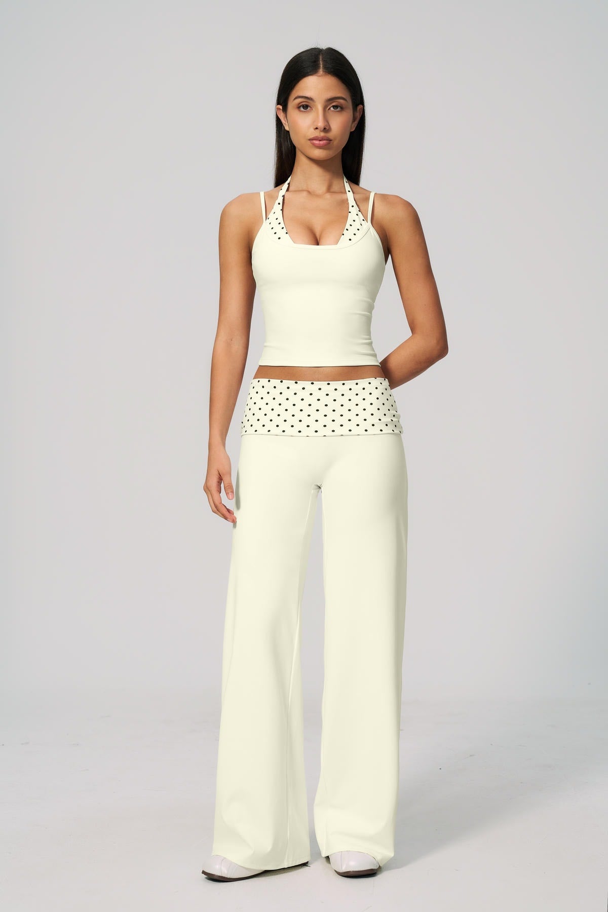 Women Sport Spaghetti Pants Set