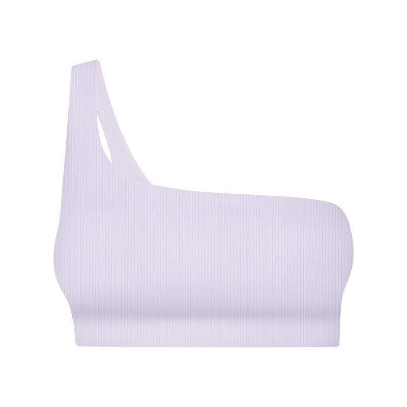 Ribbed Single Strap Sports Bra
