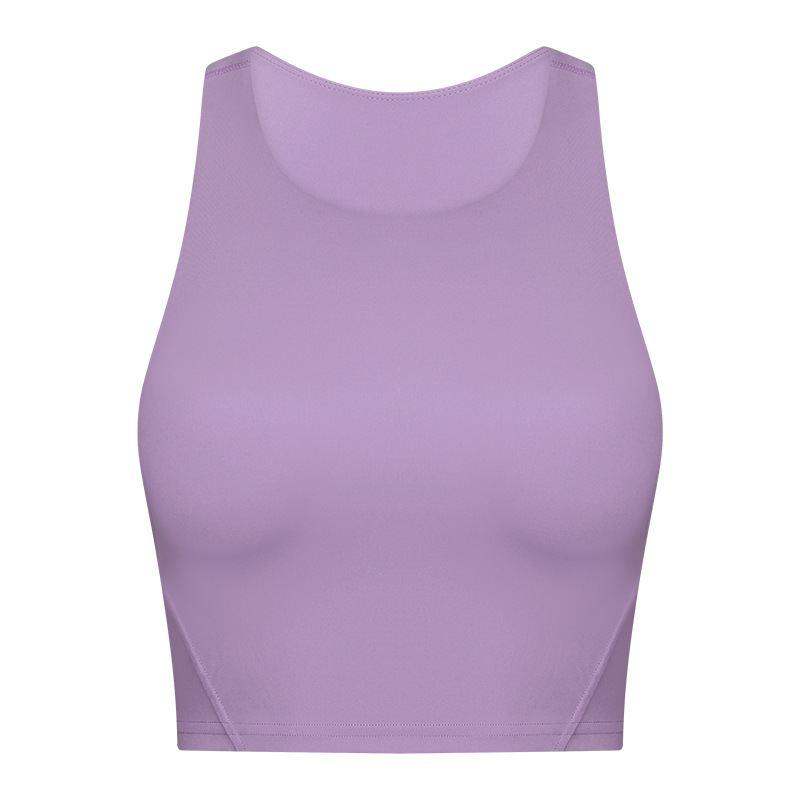 Round Neck Padded Sports Bra