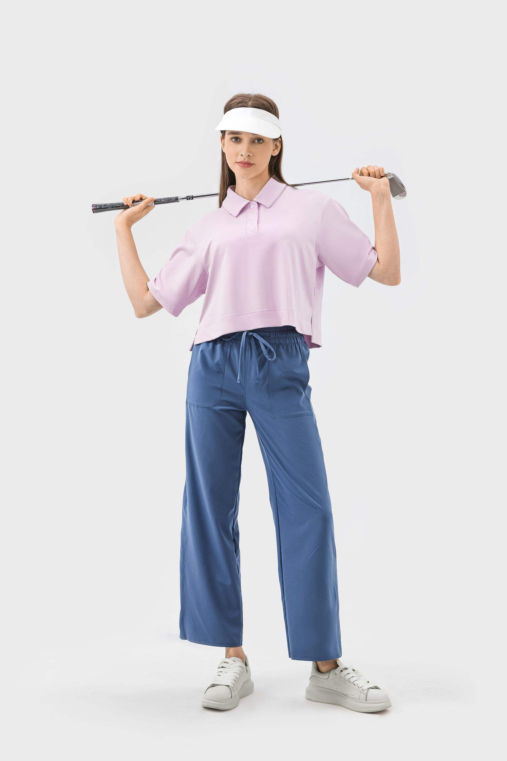 Quick-Dry Loose-Fit Breathable Polo Shirt