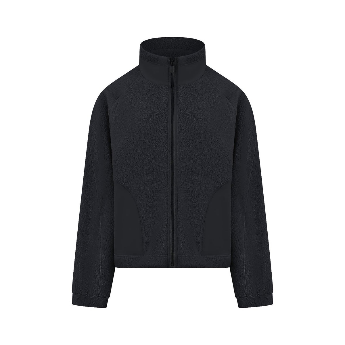 Women's Fleece-Lined Stand-Collar Thermal Jacket