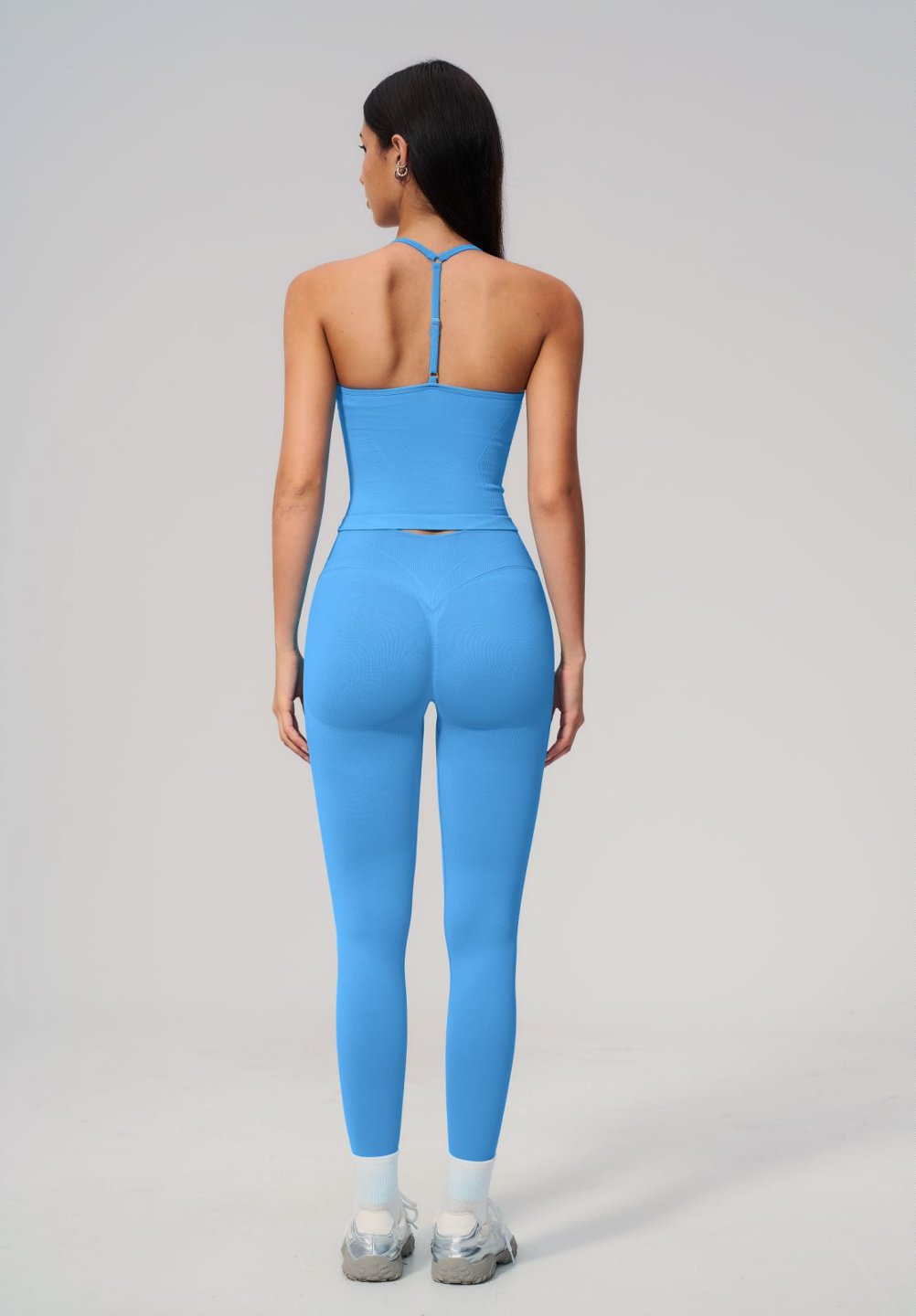 Women Sport Halterneck Pants Set