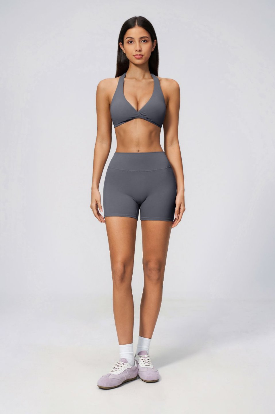 Halterneck Bra Shorts Set