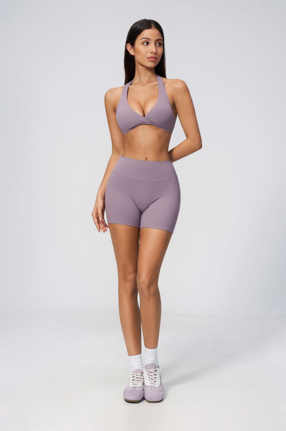 Halterneck Bra Shorts Set