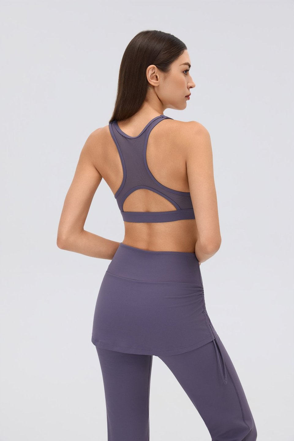 Women's Sports Bra and Flare Leggings Set