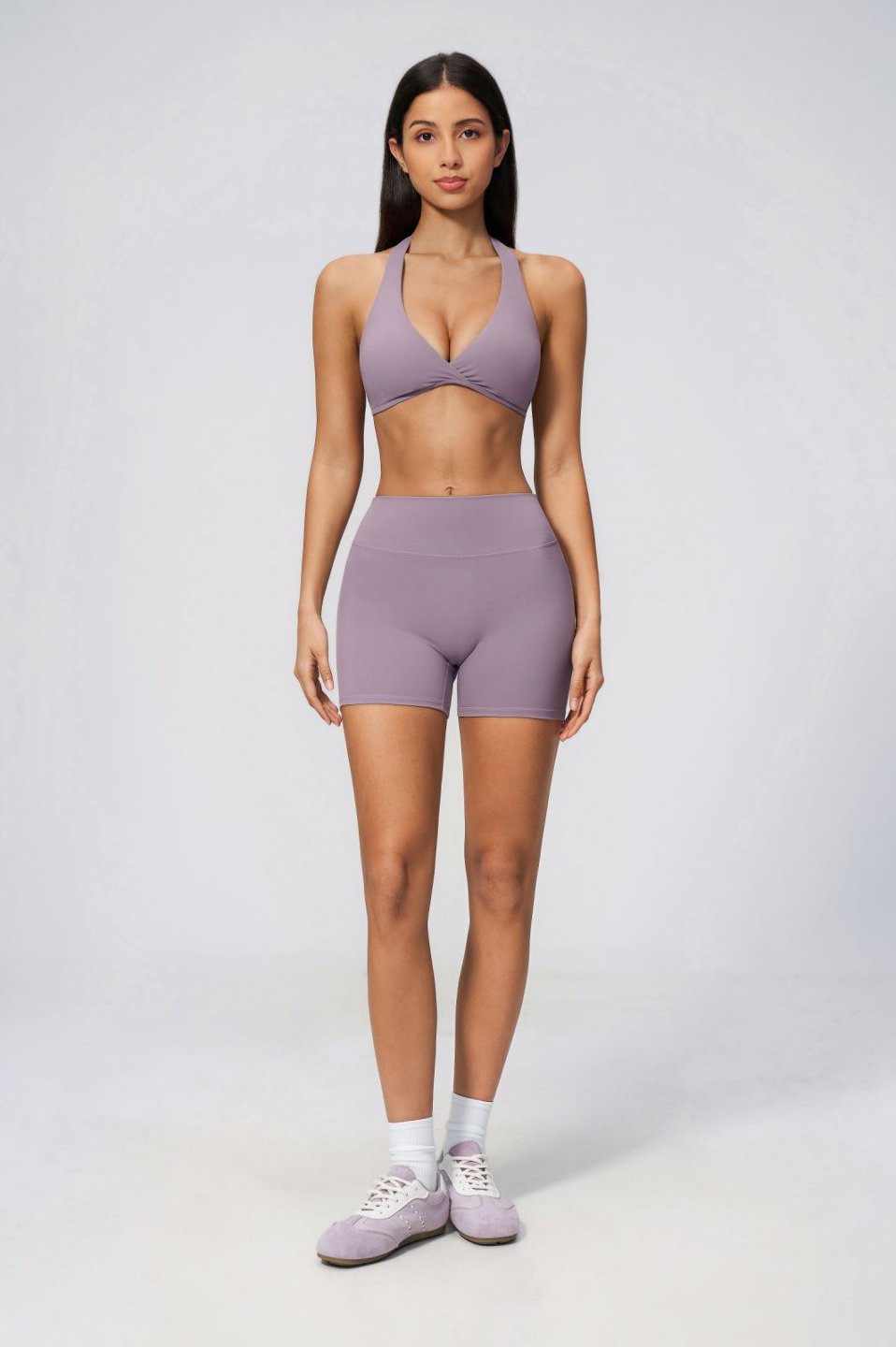 Halterneck Bra Shorts Set