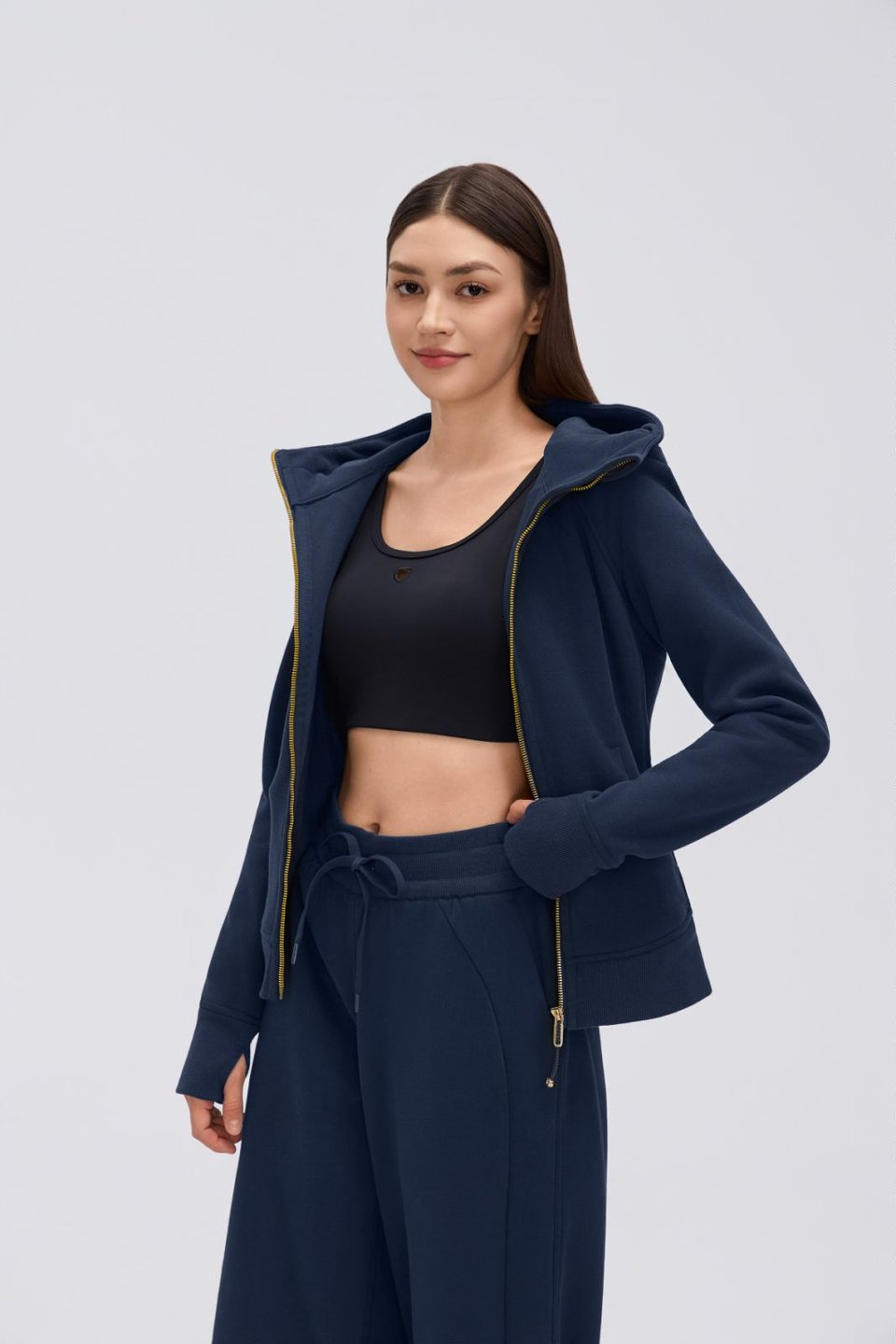 Women's Fleece-Lined Windproof Winter Sports Jacket