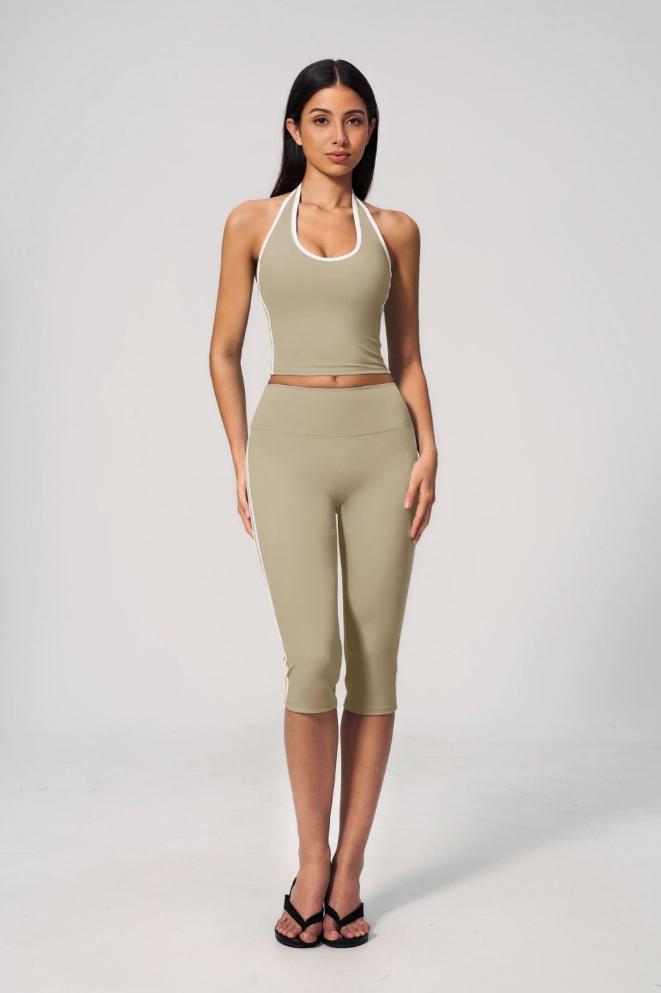 Halter Neck Capri Pants