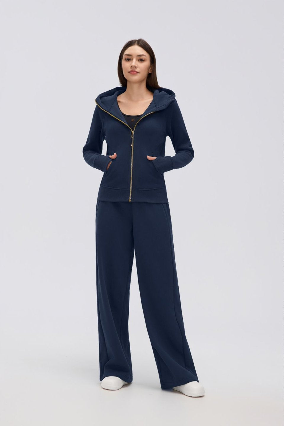 Women's Fleece-Lined Windproof Winter Sports Jacket