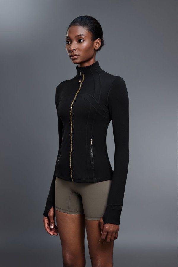 Woman Longsleeve Zipper Jacket