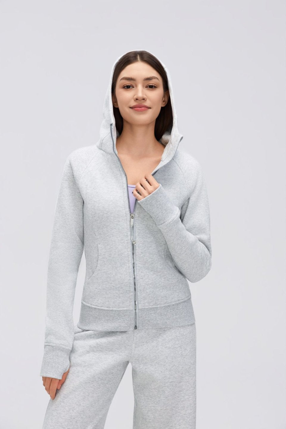 Women's Fleece-Lined Windproof Winter Sports Jacket