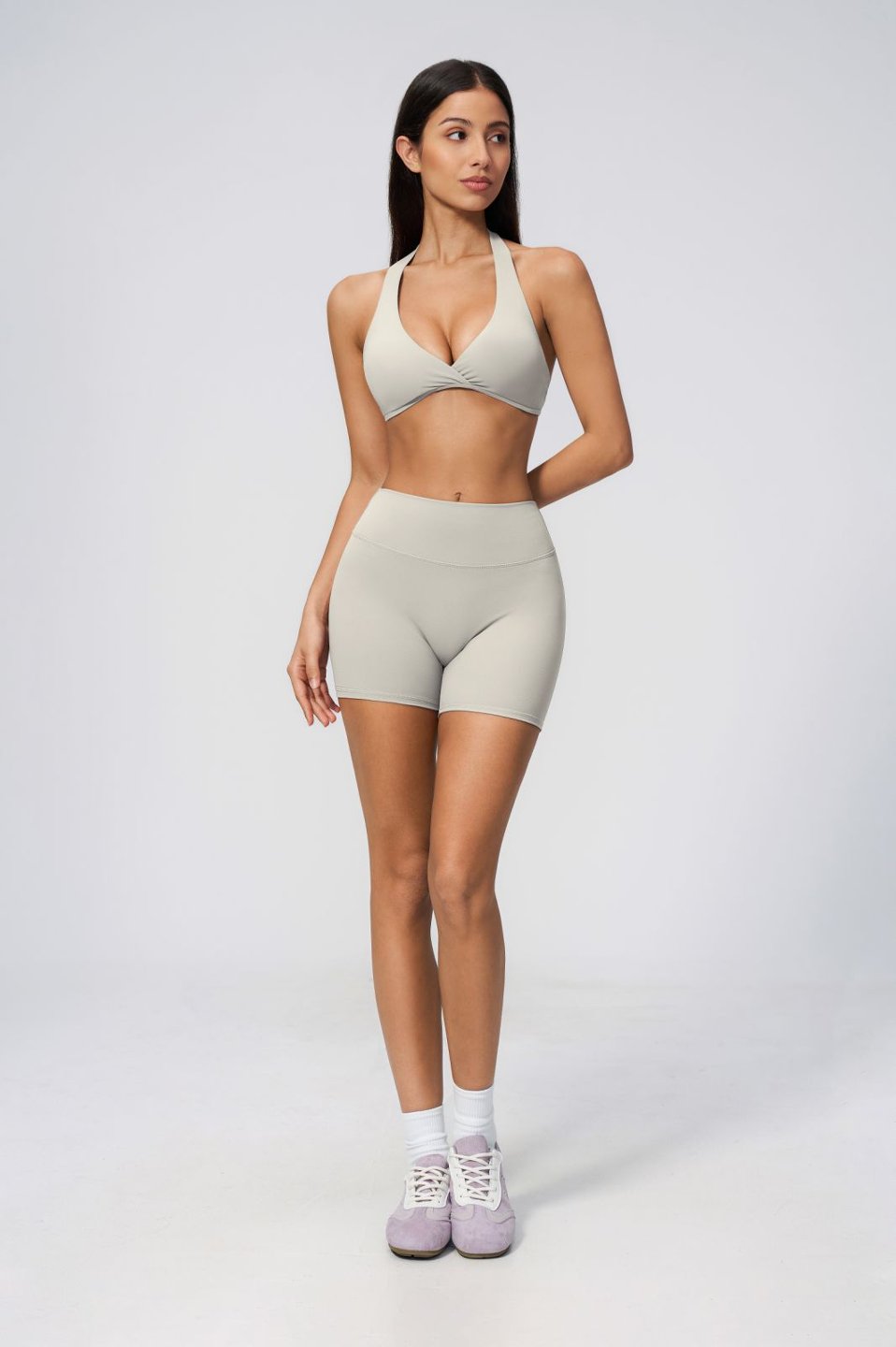 Halterneck Bra Shorts Set