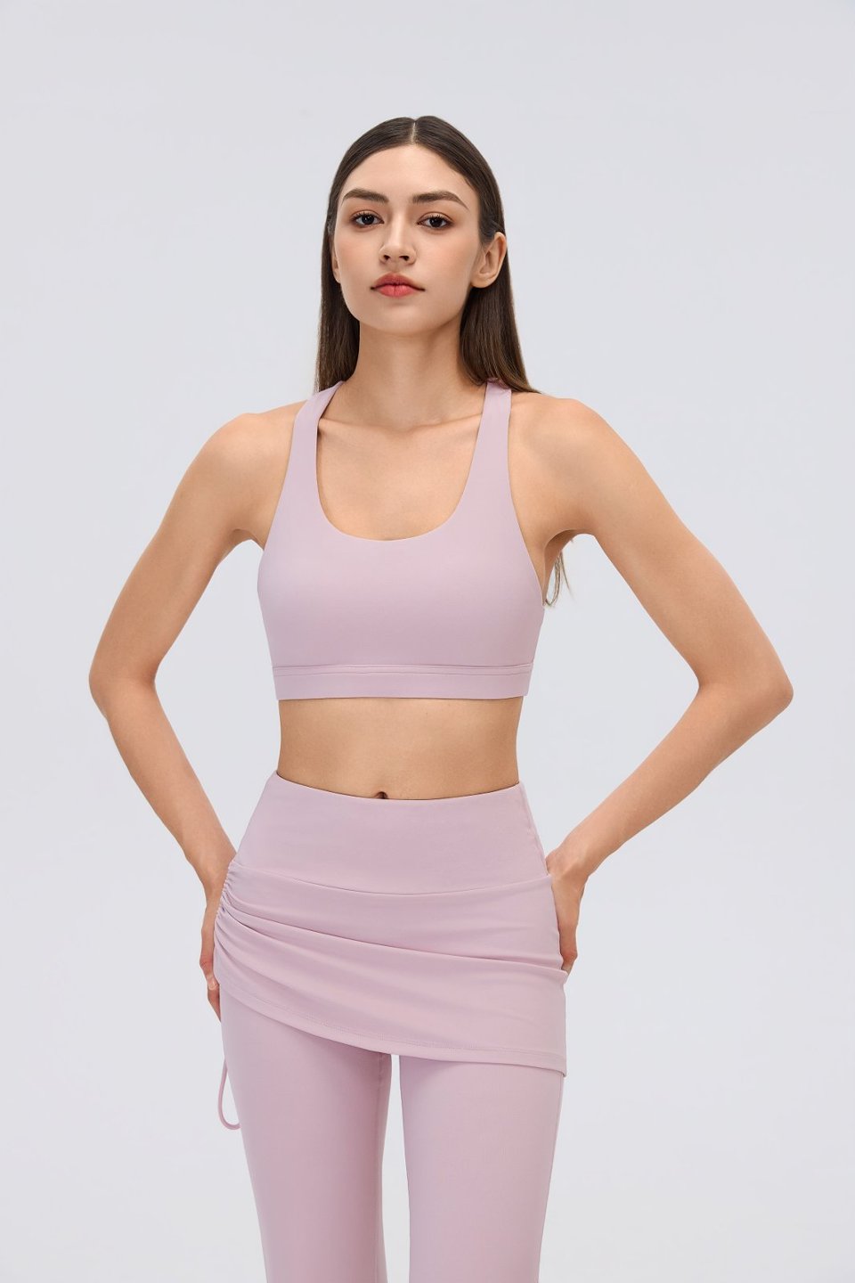 Women's Sports Bra and Flare Leggings Set