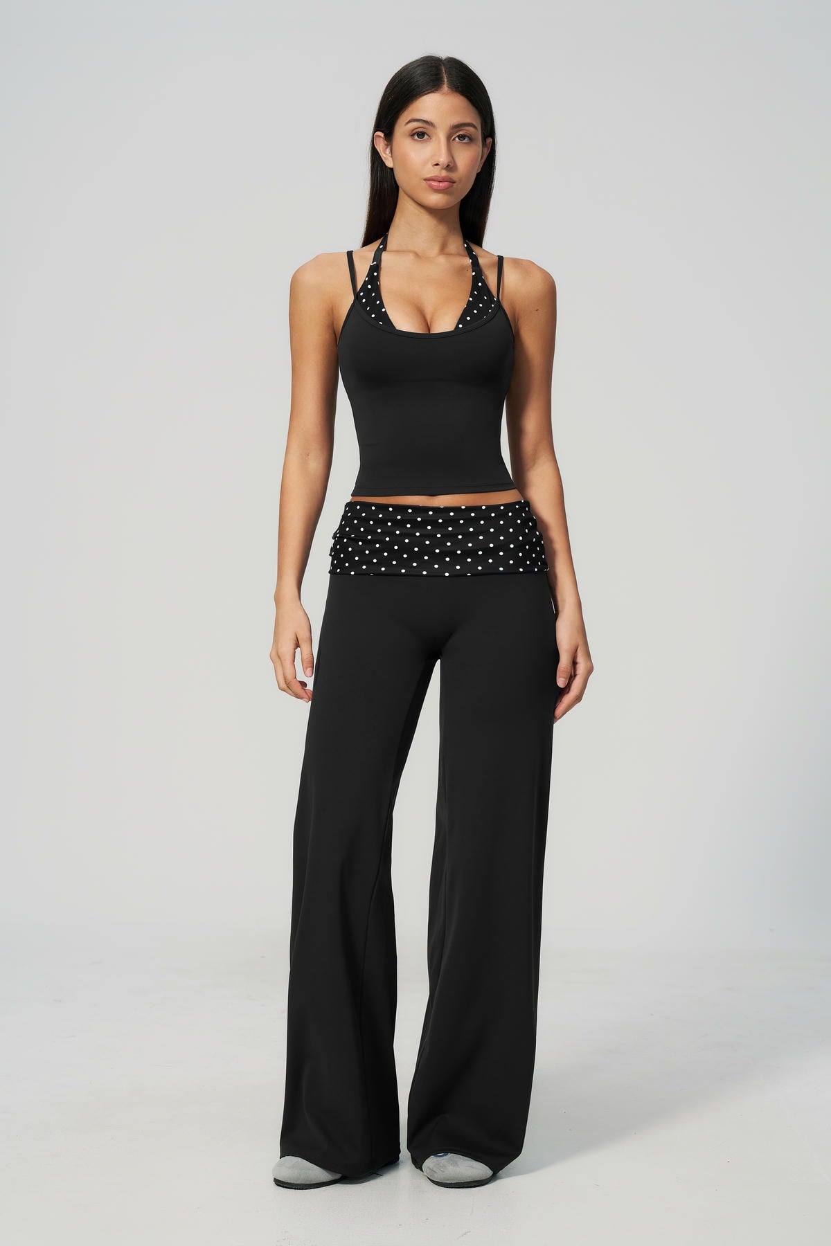 Women Sport Spaghetti Pants Set