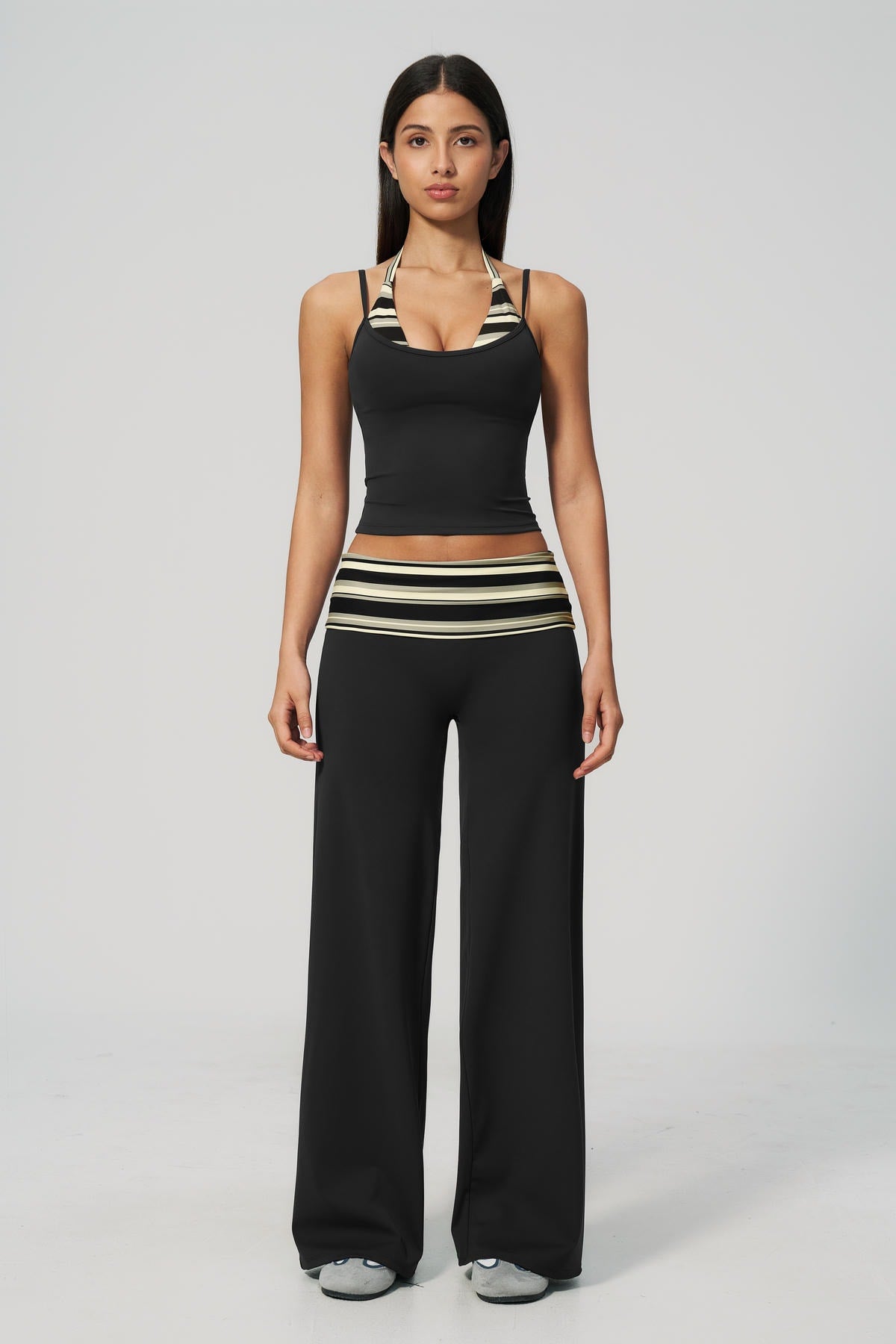 Women Sport Spaghetti Pants Set