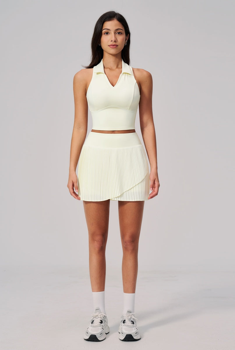 Women Sportswear Cape Skirt Set