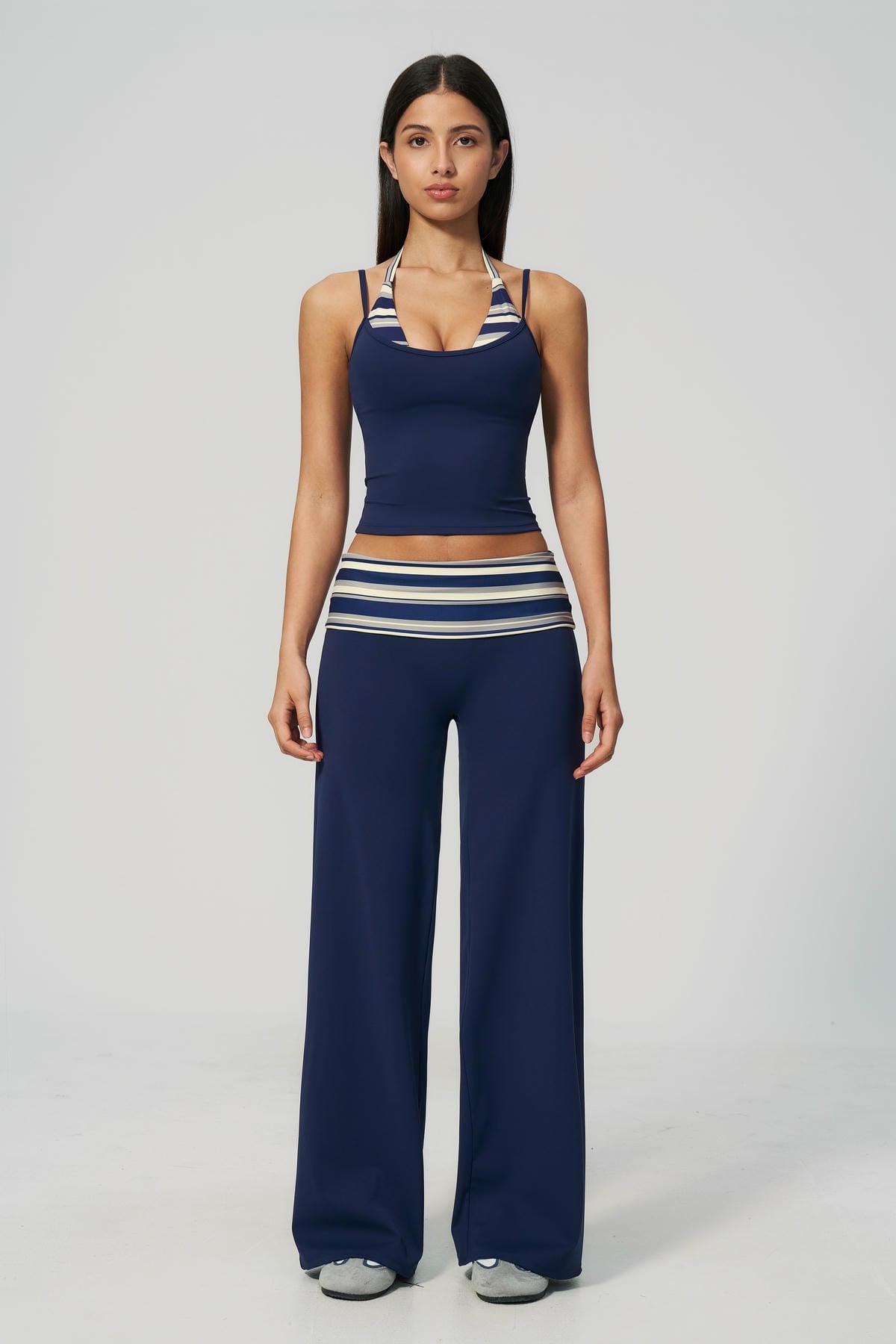 Women Sport Spaghetti Pants Set