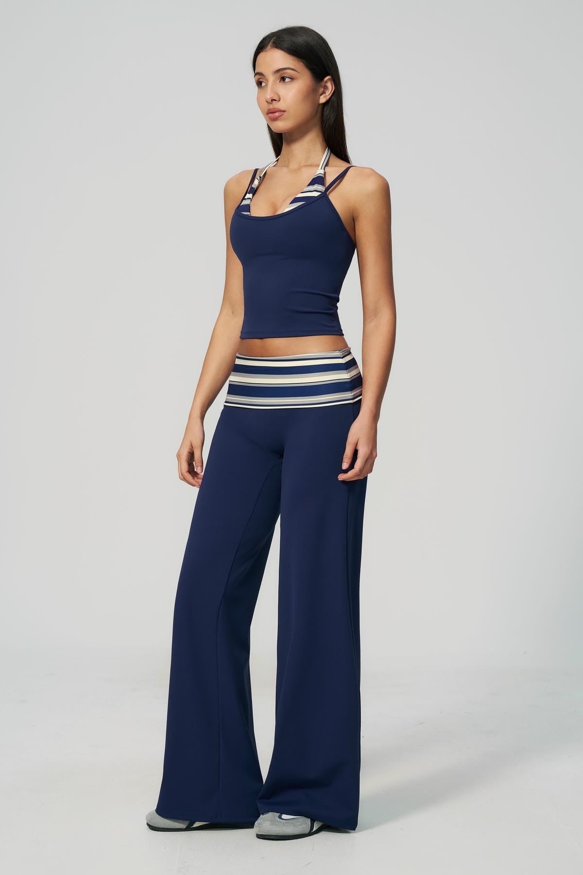 Women Sport Spaghetti Pants Set