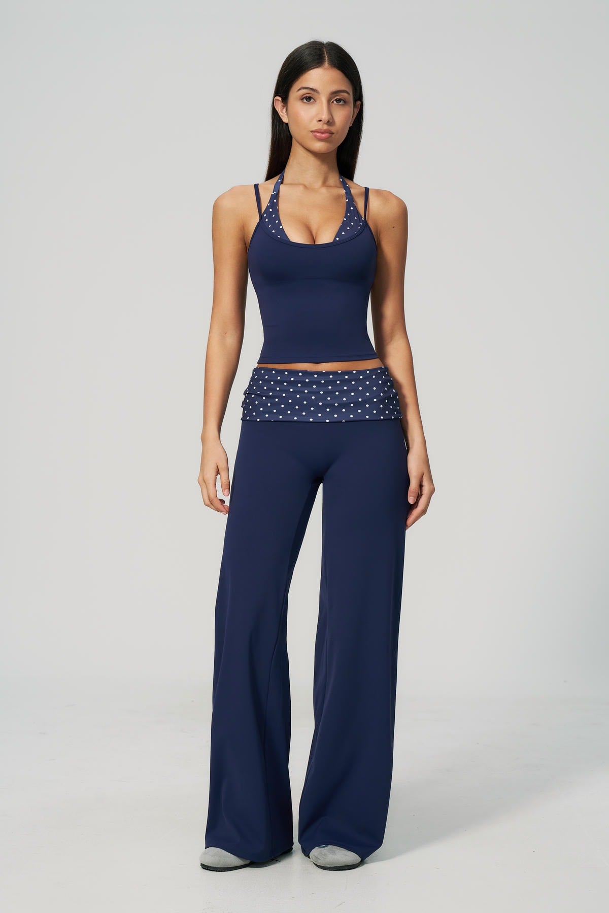 Women Sport Spaghetti Pants Set