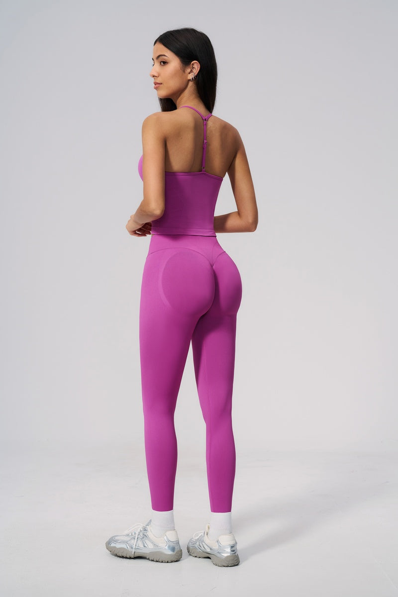 Women Sport Halterneck Pants Set